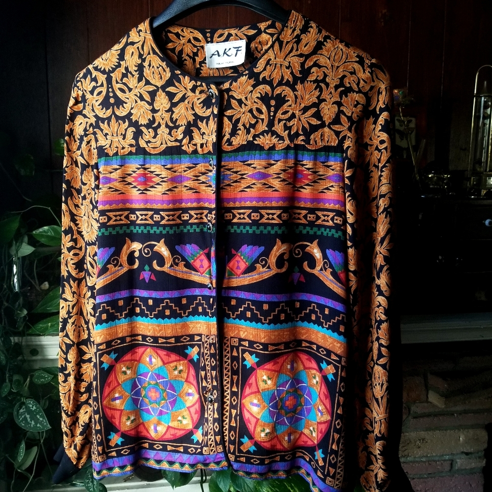 Vintage akf New York 90's blouse